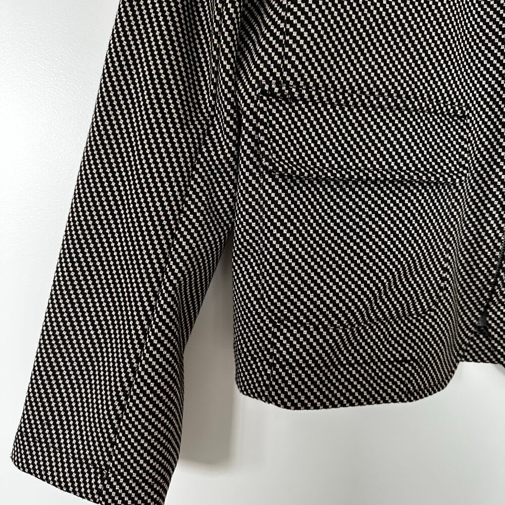 Max Studio Knit Textured Zip Up Jacket - Picture 6 of 6
